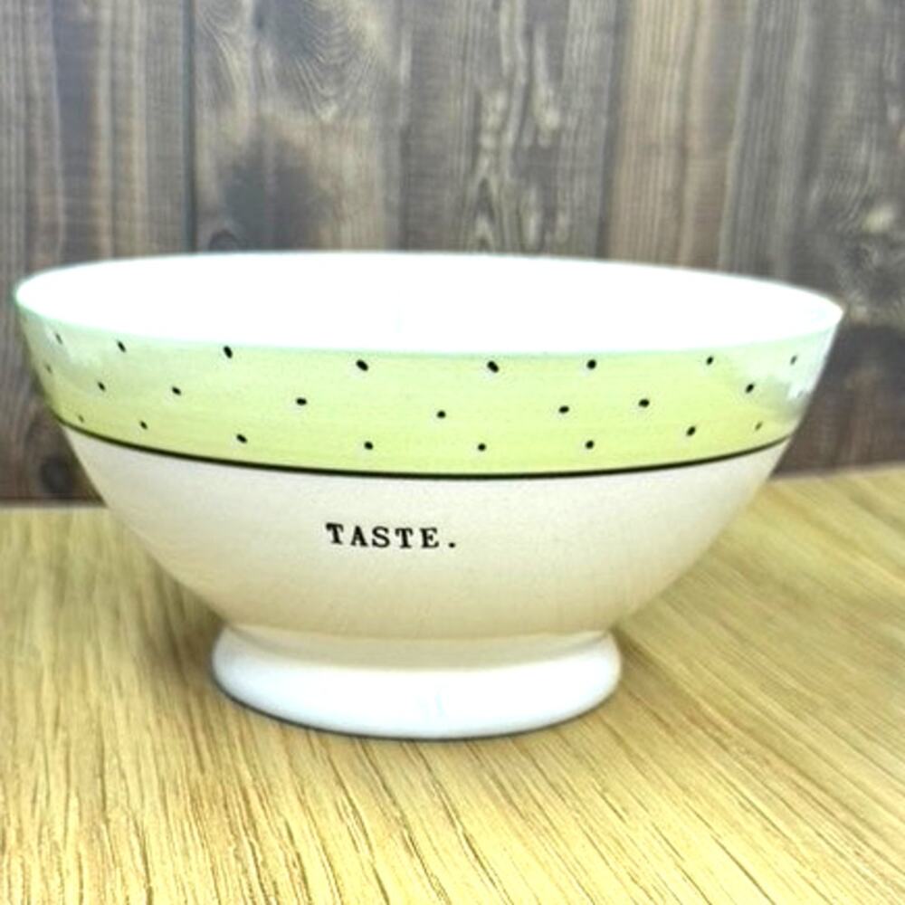 Ray Dunn, Artisan Collection By Magenta‎ Bowl, "TASTE" Green